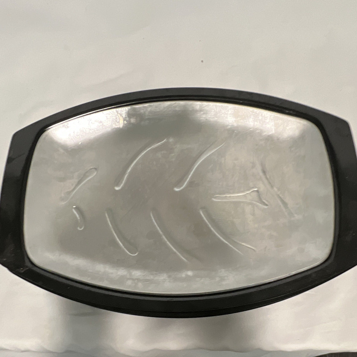 Nordic Ware Shiny Aluminum Platter w/ Black Handles, Large 4-Pack Rect Silver1