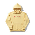Demetrius Harmon You Matter Hoodie Medium Yellow Red Embroidered Streetwear0