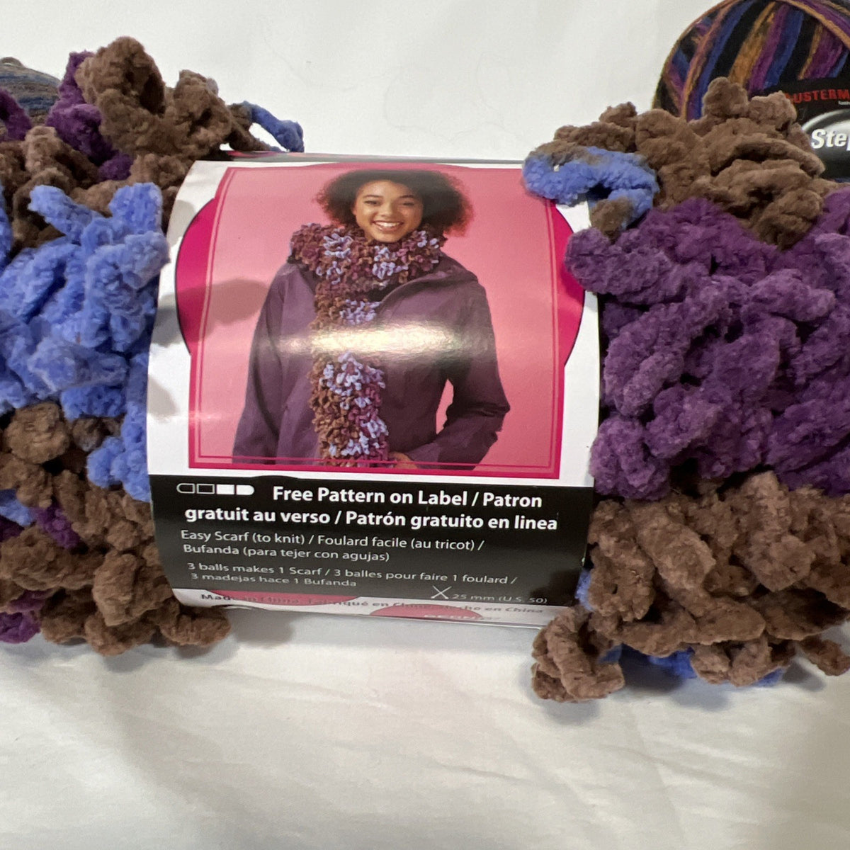 Bernat Sox Gazoom Austermann Step Yarn Mixed Lot + James C Brett Pattern3