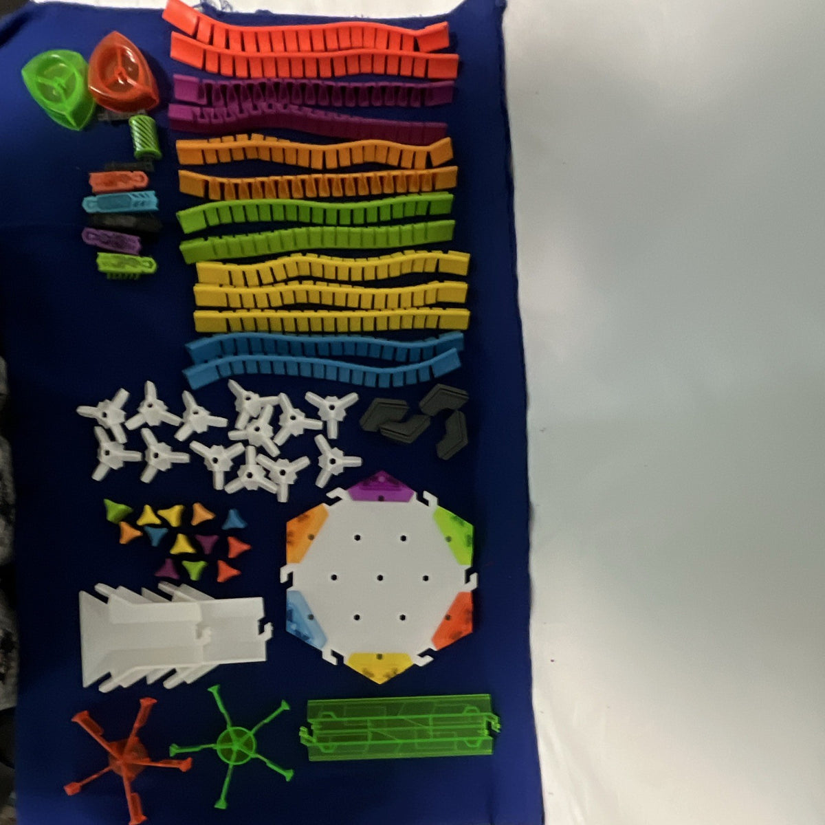 HEXBUG Flash Nano Battle Zone Playground Replacement Pieces Lot of 57 (4 Bugs)0