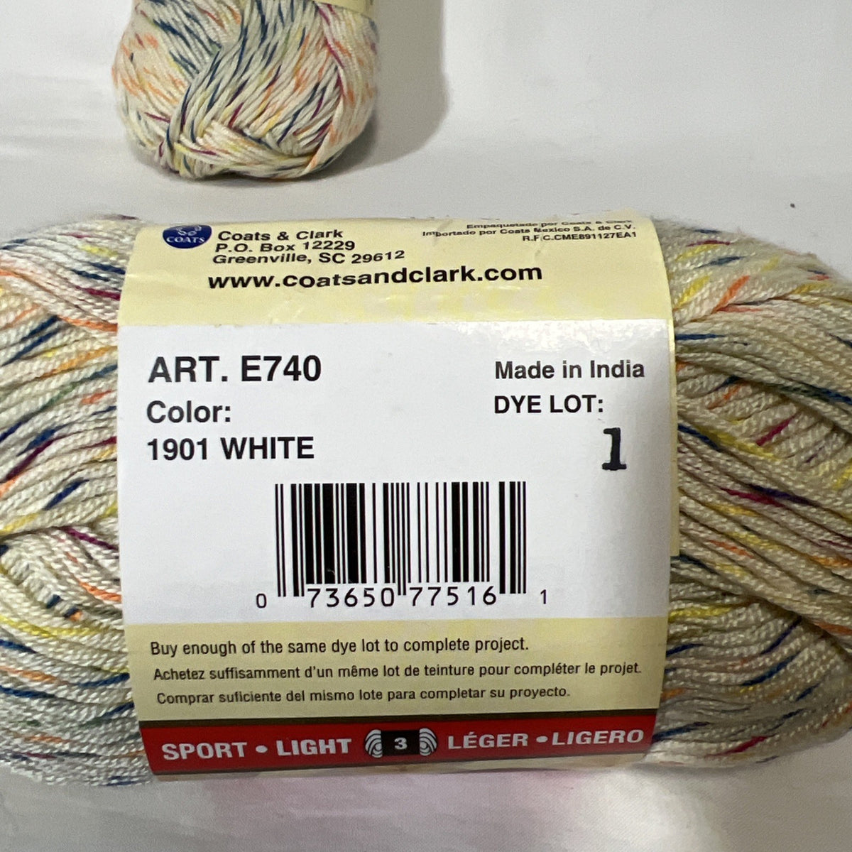 Red Heart Hula Yarn Multicolor Sport Weight 100% Acrylic 3.5 oz Lot of 21