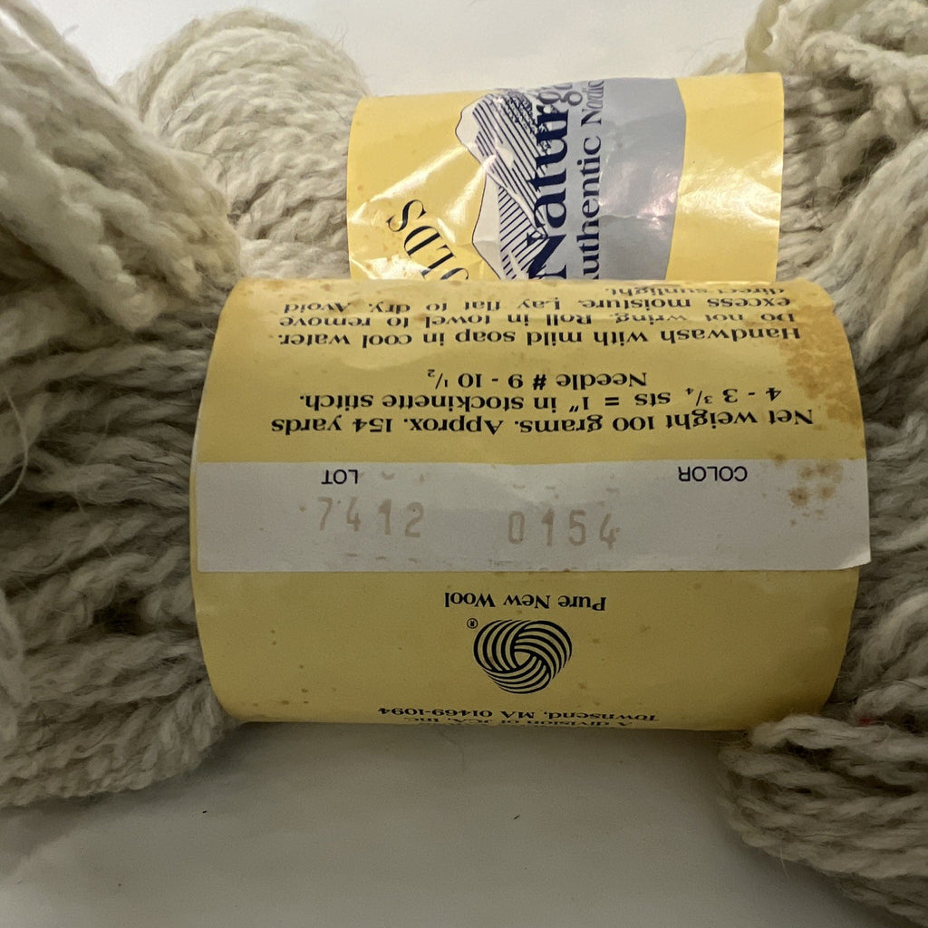 Naturgarn Reynolds Authentic Nordic 100% Wool 4 Ply Yarn Lot 2 Gray Skeins #74121