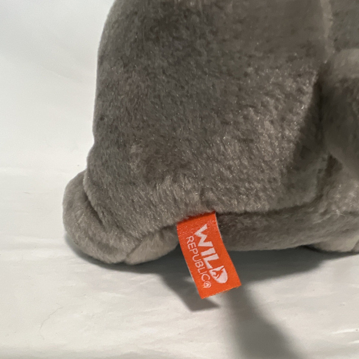 Wild Republic Cuddlekins Hippo Plush Gray Hippopotamus Stuffed Animal 12"1