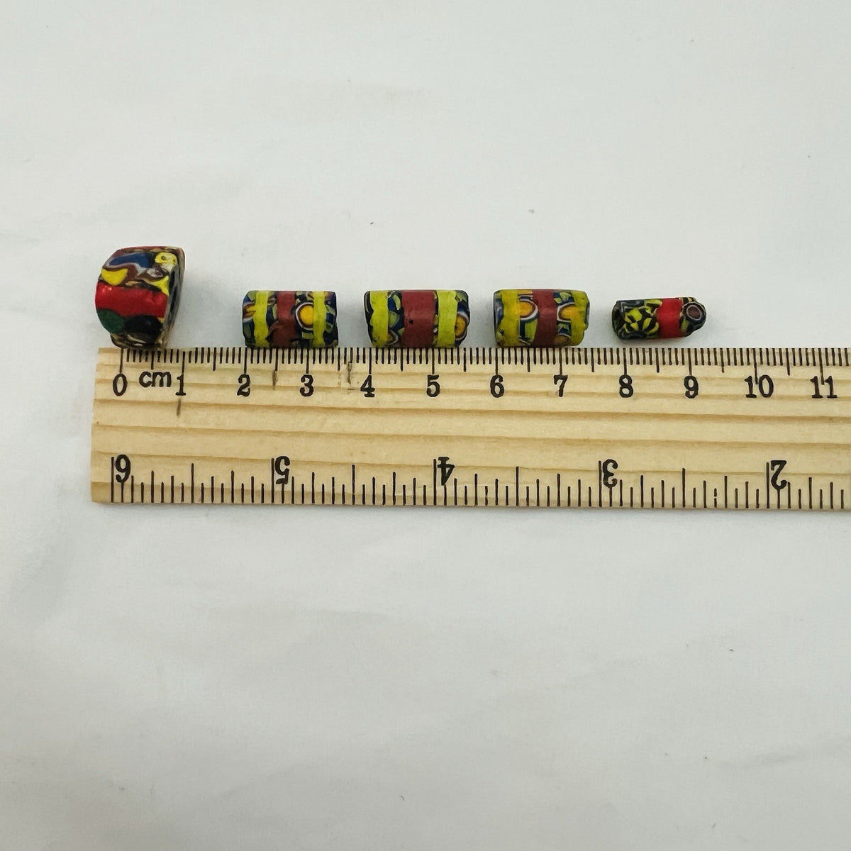 Vintage Trade Beads Multicolor Loose Lot of 5  Jewelry Making1