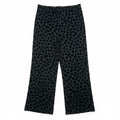 Ann Taylor NWT Size 12 Flocked Velvet Heart High Rise Crop Straight Leg Pants0