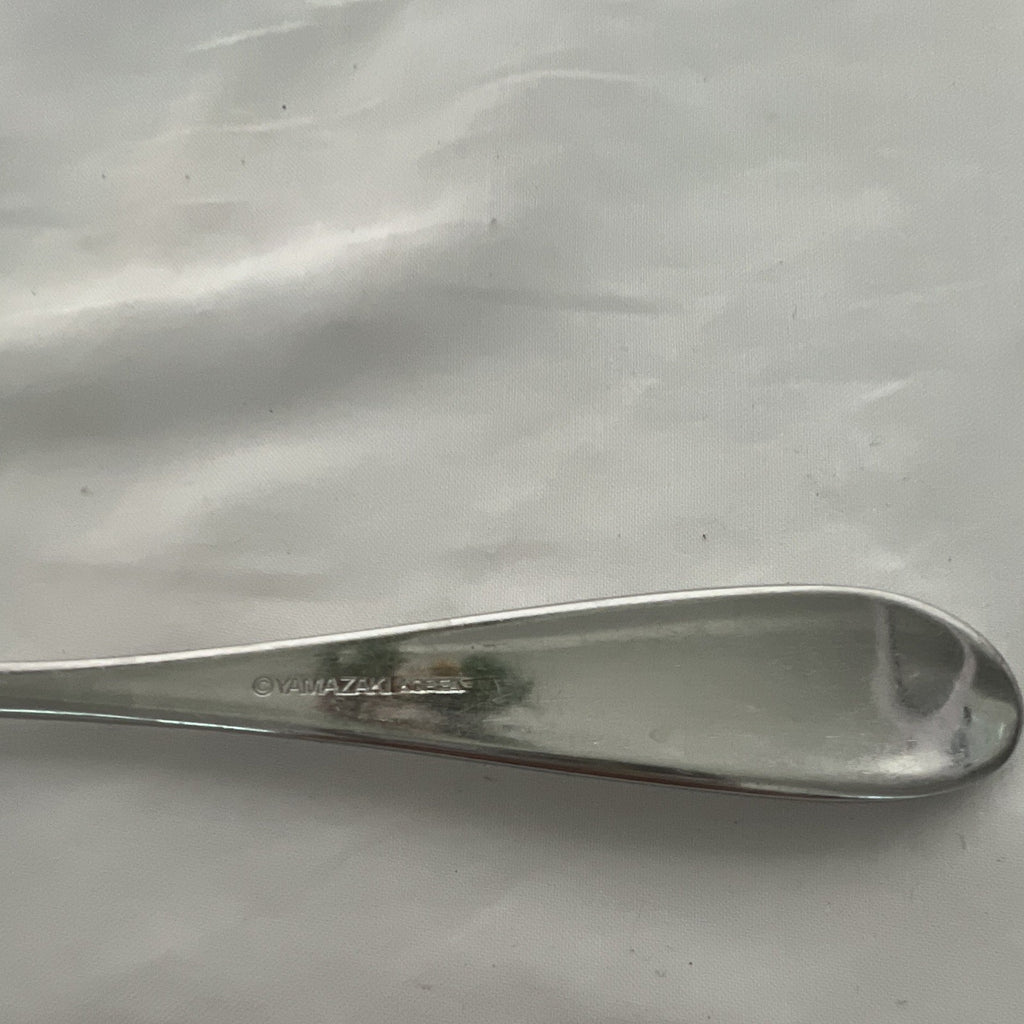 Yamazaki Stainless Steel Salad Fork, Silver, Solid Handle, Single Flatware Piece1