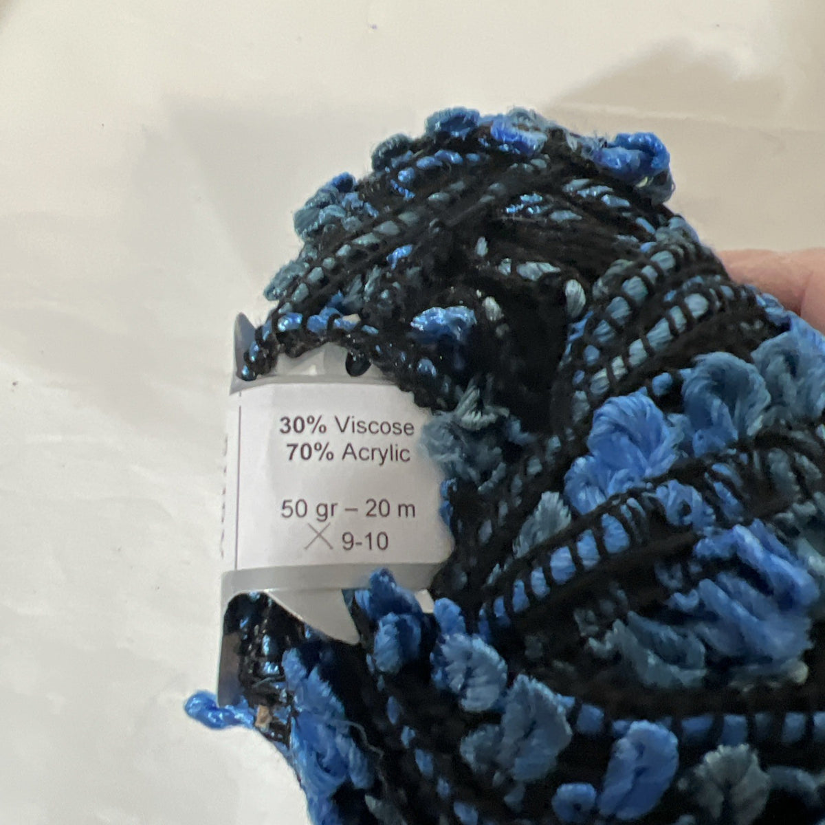 Vintage Sears Afghan Sweater Yarn ICE Yarns Blue Mohair Mixed Lot 4 Skeins4