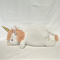 Pillowfort Weighted Plush Unicorn Throw Pillow White Pink Gold 20in Spot Clean0