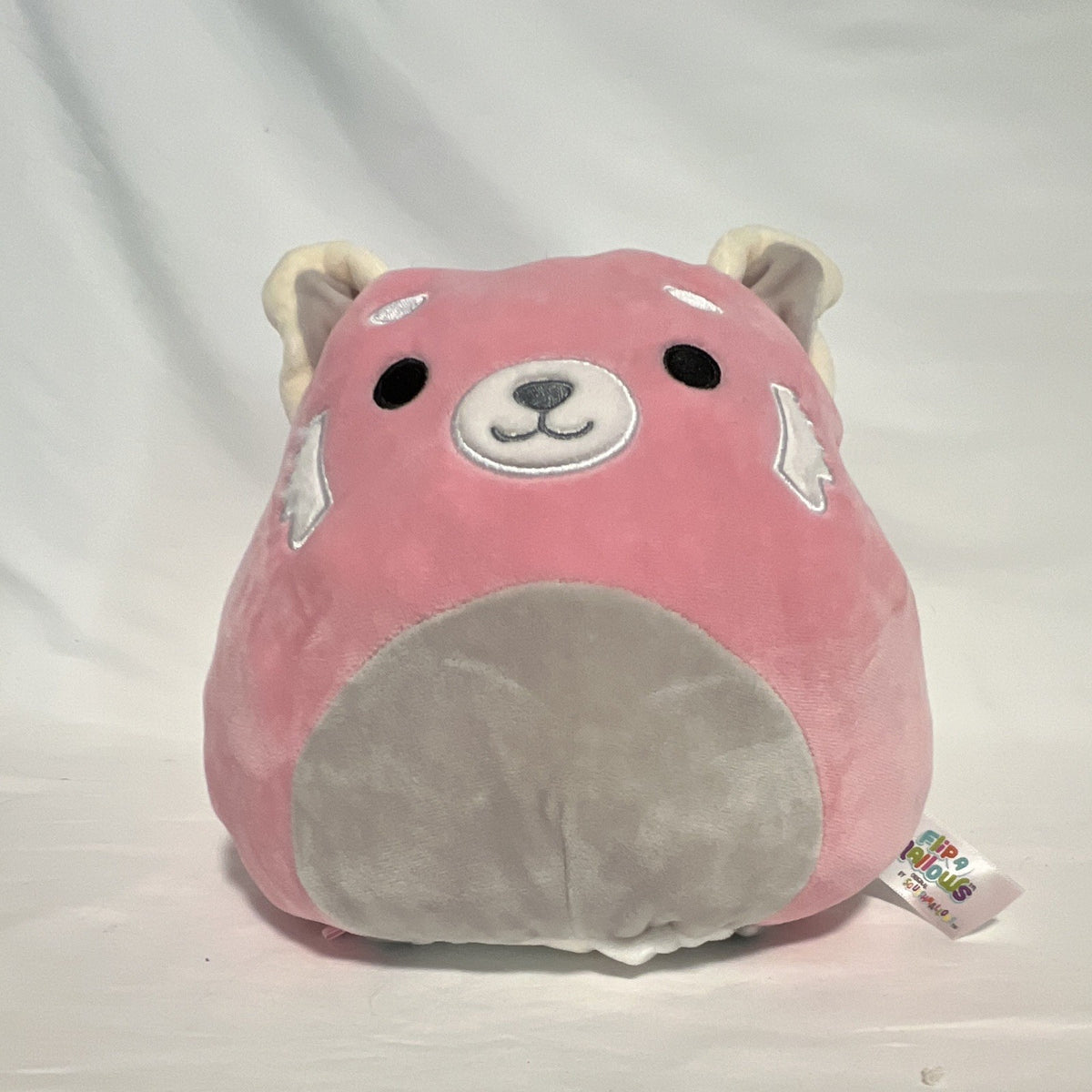 Squishmallows Flip-A-Mallows Dohna Pink Panda Mischa Snow Leopard 8" Reversible1