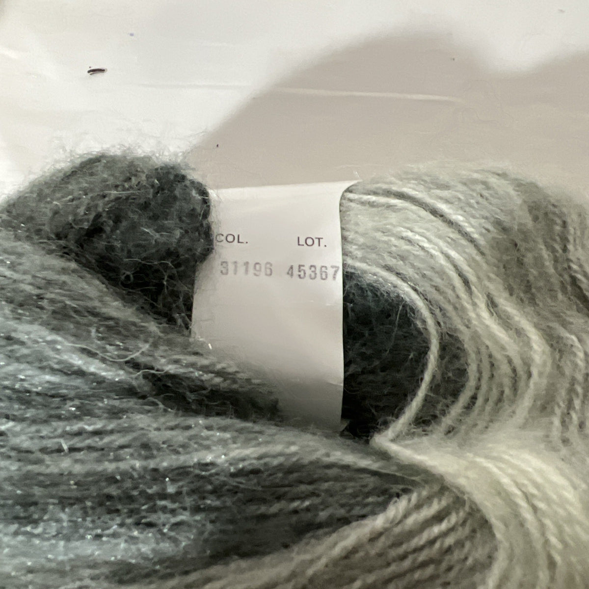 Filatura Lanarota Mosaic Mohair Ombre Yarn Gray 35% Mohair Lot of 3 Skeins4
