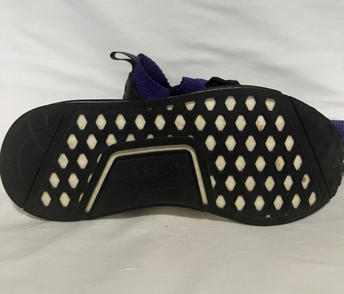 adidas NMD R1 Primeknit Men's 8 Purple Black Boost Sneakers B376241