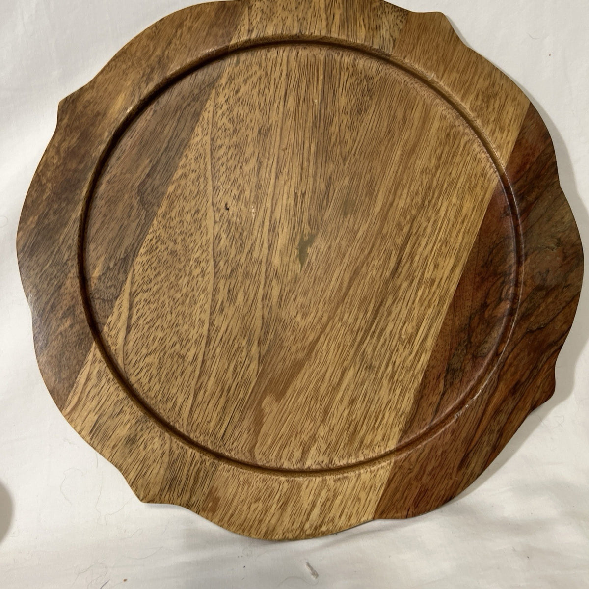 Vintage Wood Fruit Set 21 Pc Bowl Grapes Banana Pear Apple Retro Kitchen Decor1