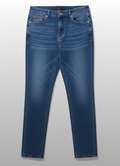Avenue Denim Skinny Ankle Jeans Womens 24T Blue Premium Stretch Plus Size NWT0