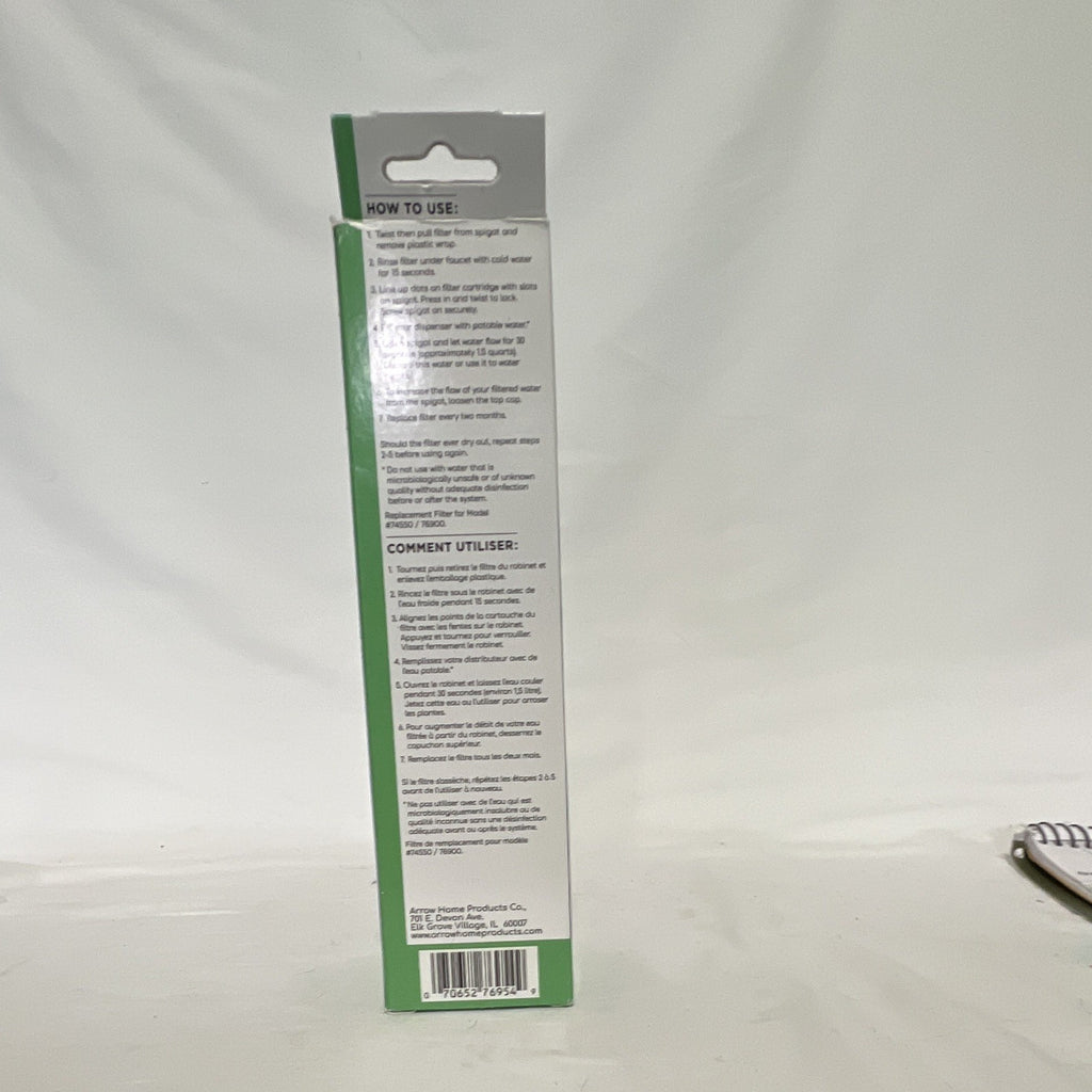 Arrow CLEARA Water Filter Refill 4-Pack #76954 Carbon Chlorine Taste Odor NEW1