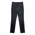 Joseph Ribkoff Womens 6 Black Floral Brocade Jacquard Pants Made Canada0