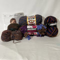 Bernat Sox Gazoom Austermann Step Yarn Mixed Lot + James C Brett Pattern0