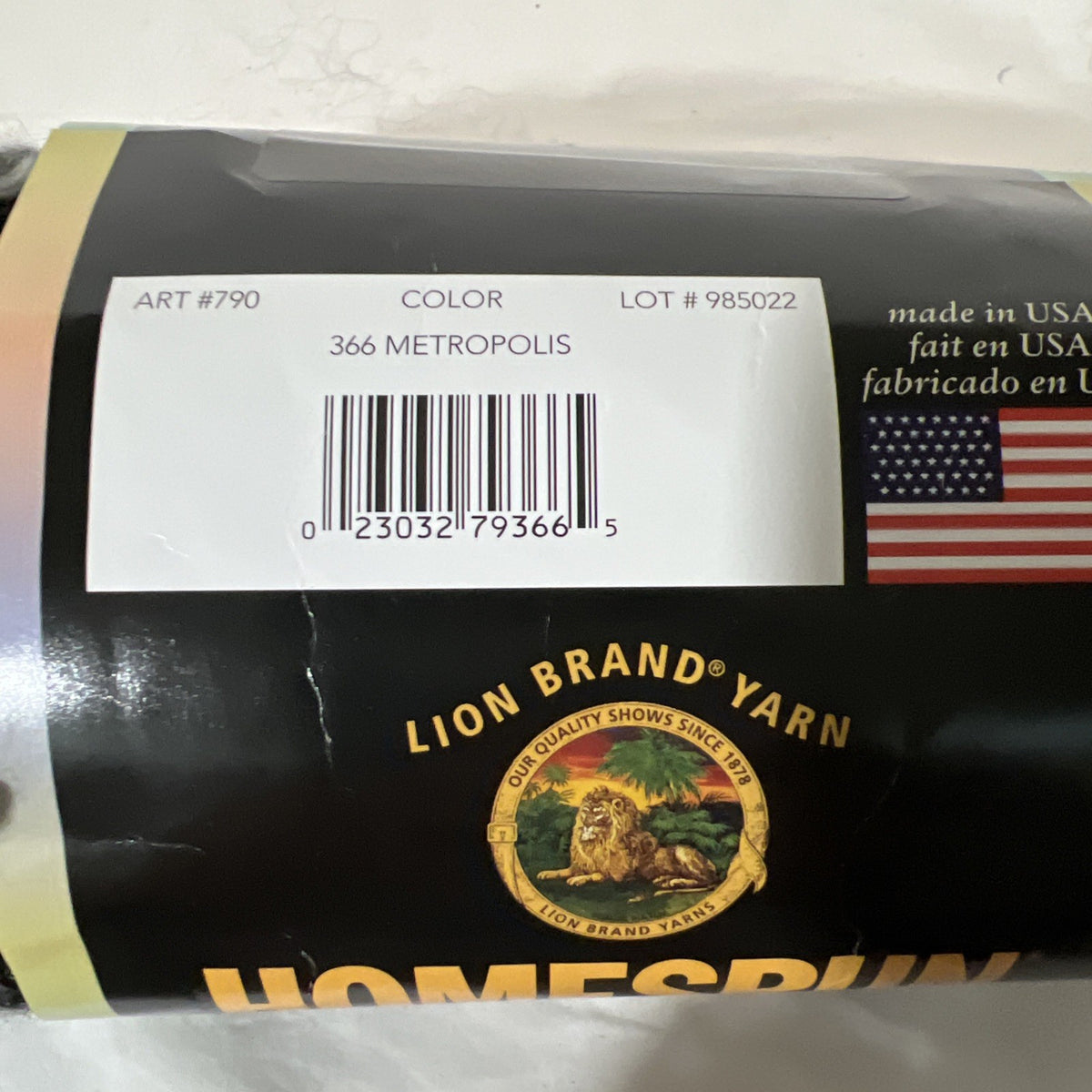 Yarn Lot 4 Bernat Lion Brand Red Heart Ice Yarns Black Gray Mixed Texture6