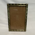 Gold Metal Ornate Freestanding Photo Frame, Holds 1 Photo, Fits 5x7, 7x5 in0