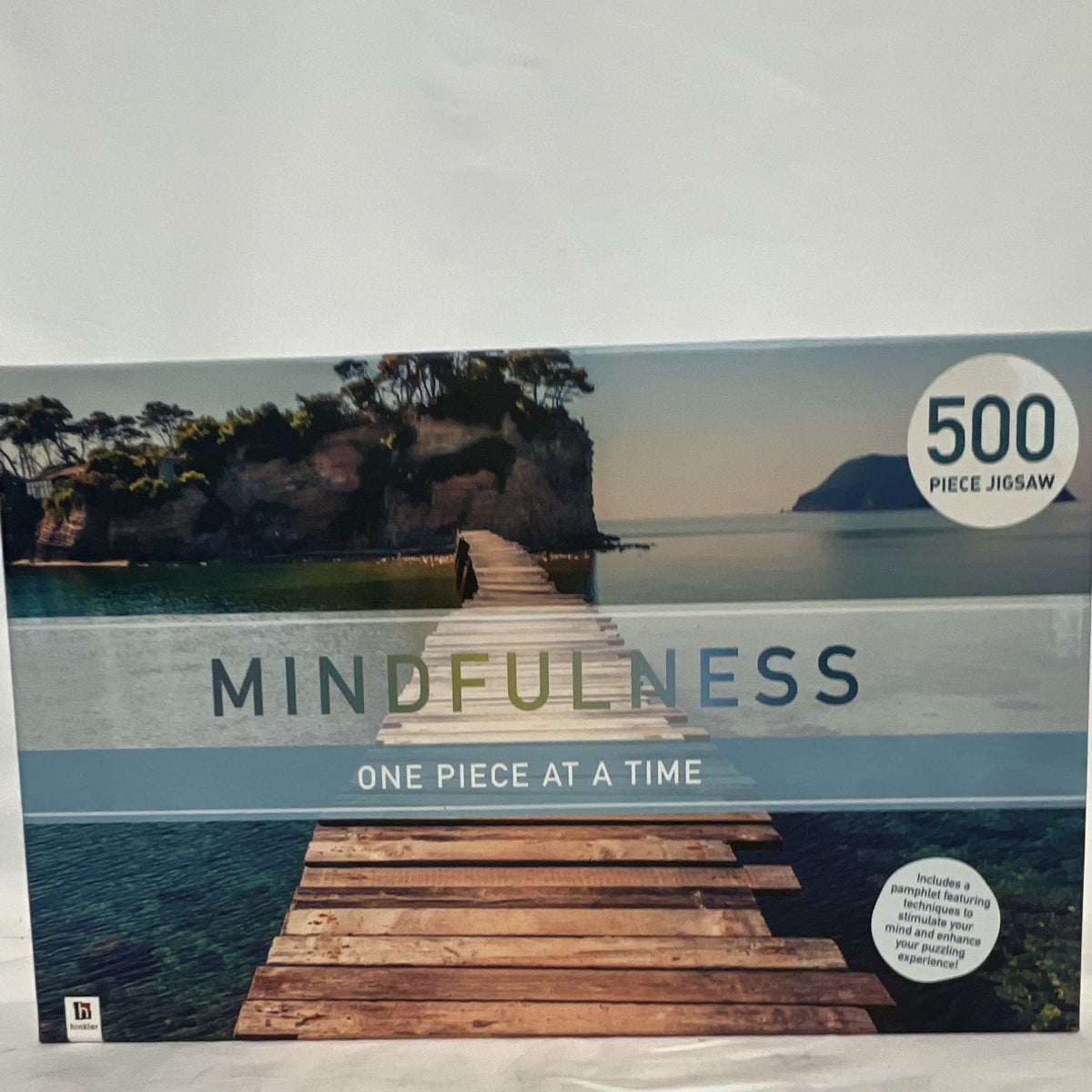 Hinkler Mindfulness One Piece at a Time 500pc Interlocking Cardboard Puzzle0
