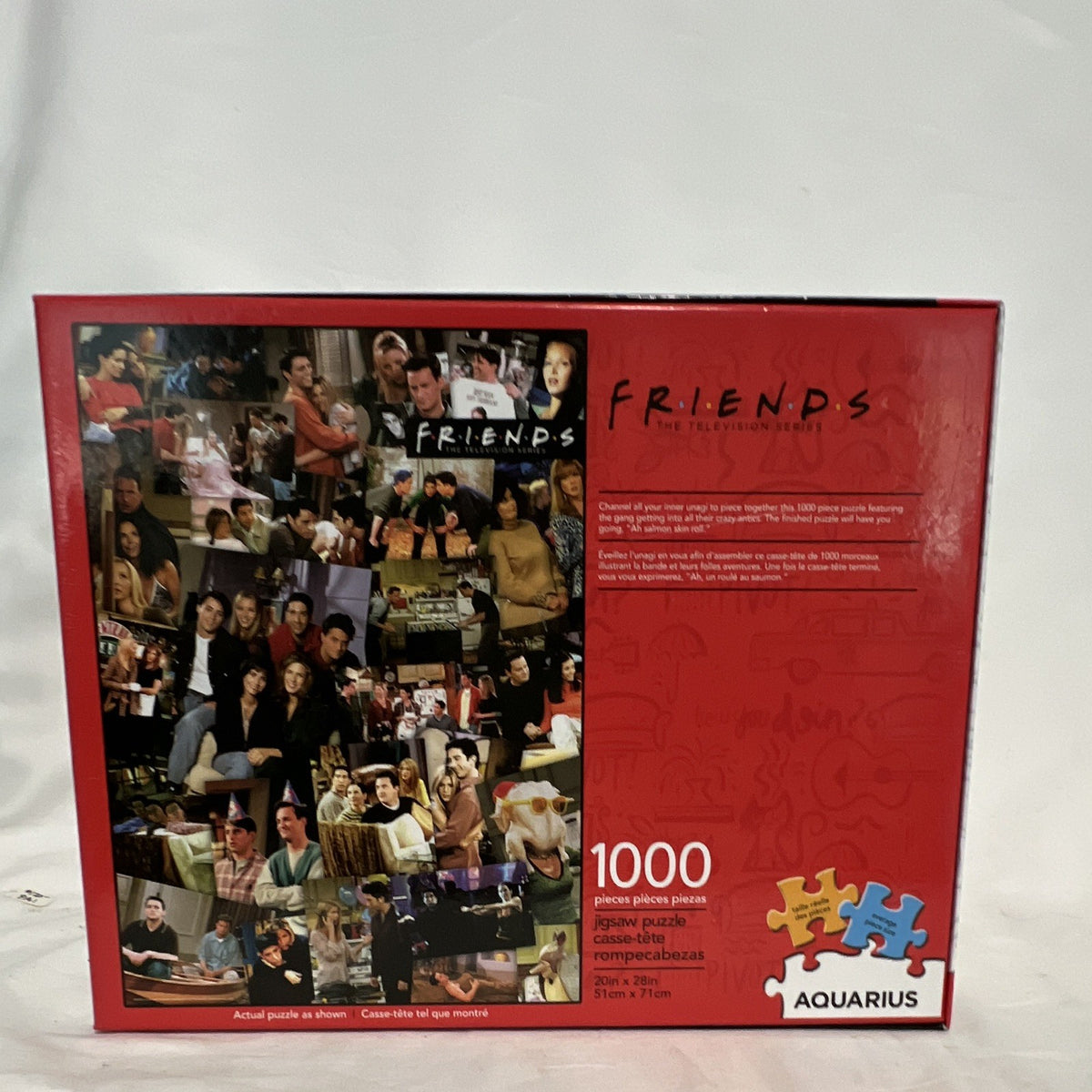 Aquarius Friends TV Series 1000pc Interlocking Cardboard Jigsaw Puzzle1
