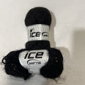 Ice Yarns Black Mohair Blend Yarn Lot 2 Gold Sequin Fuzzy Novelty Craft Yarn0