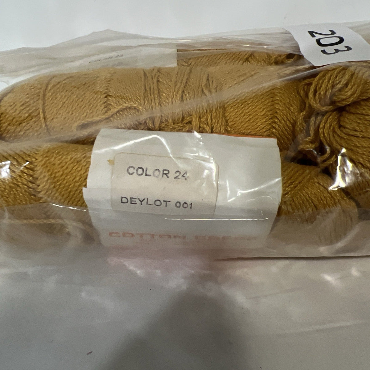 Vintage Unger Cotton Crepe Yarn Color 24 Mustard Gold Made Holland Lot of 82