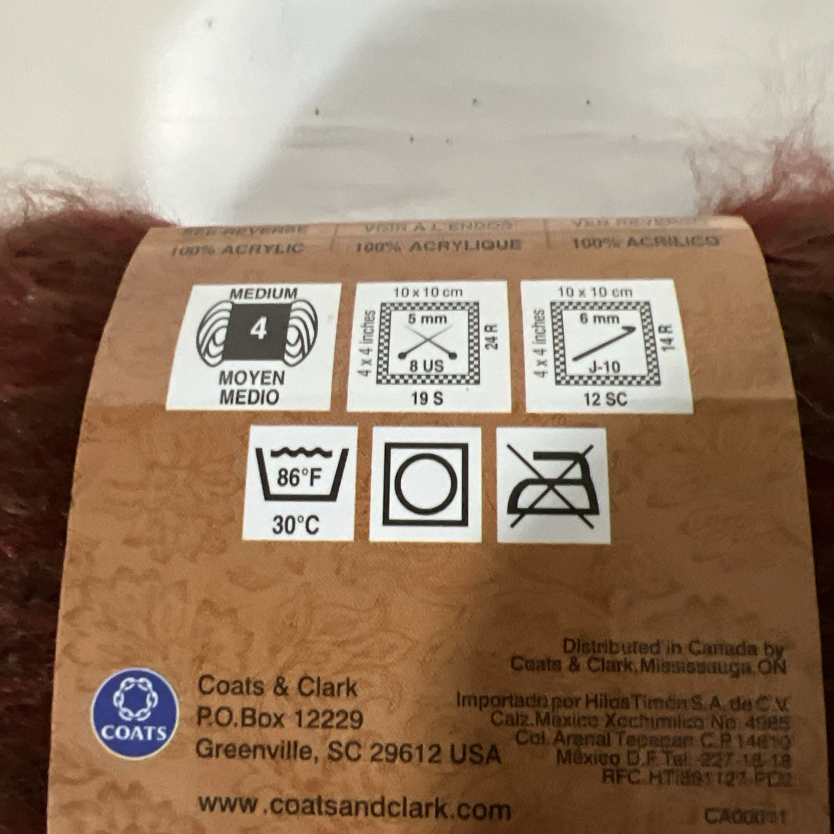 Mixed Yarn Lot 9 Red Heart Ice Kollage Luscious Rust Brown Gold Novelty Yarn12