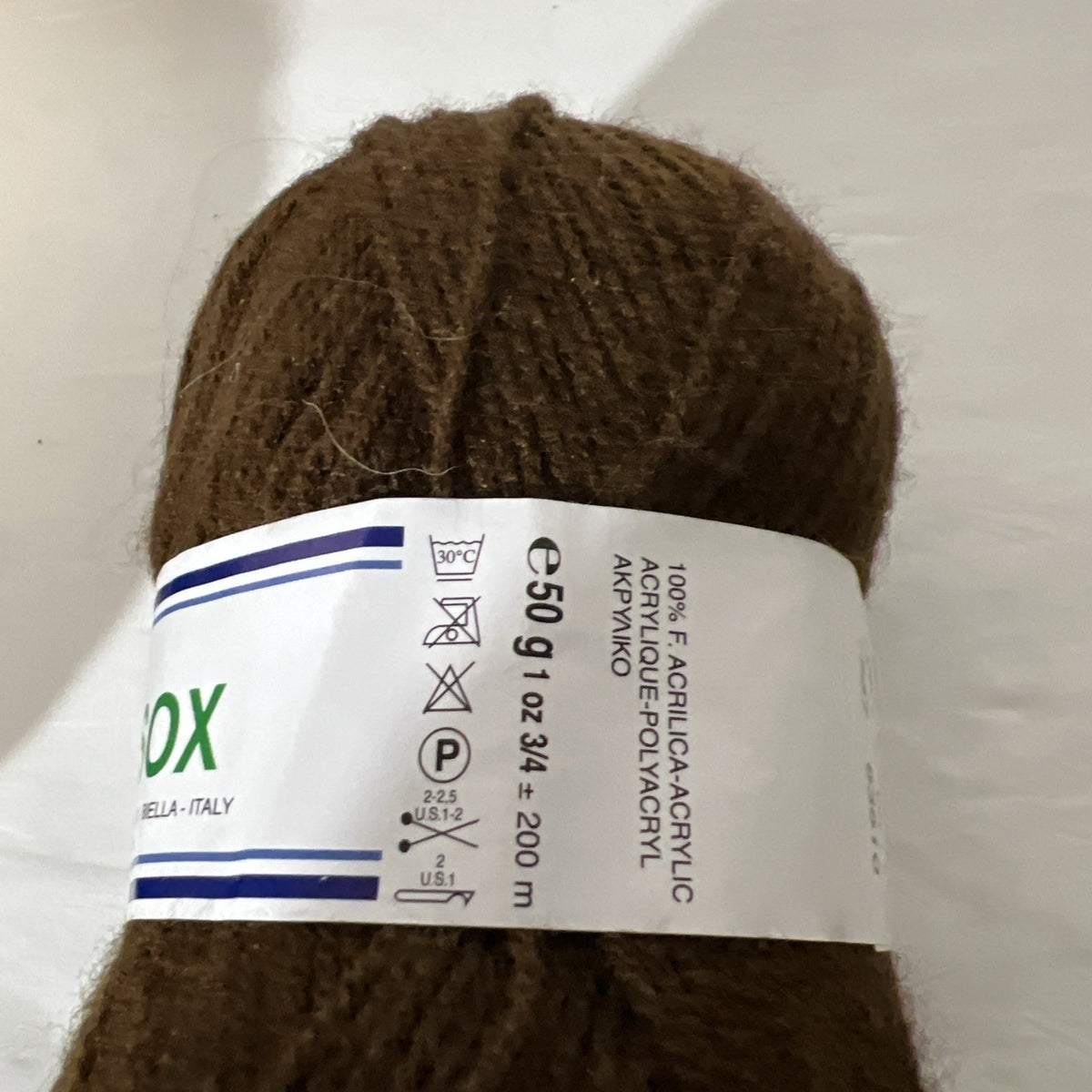 Vintage Brown Yarn Lot Filati Cervinia Tollegno Wool & DuPont Orlon Worsted3