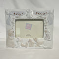 Russ Baby Baptism Picture Frame 3.5x5 White Cross Animals Religious Keepsake0