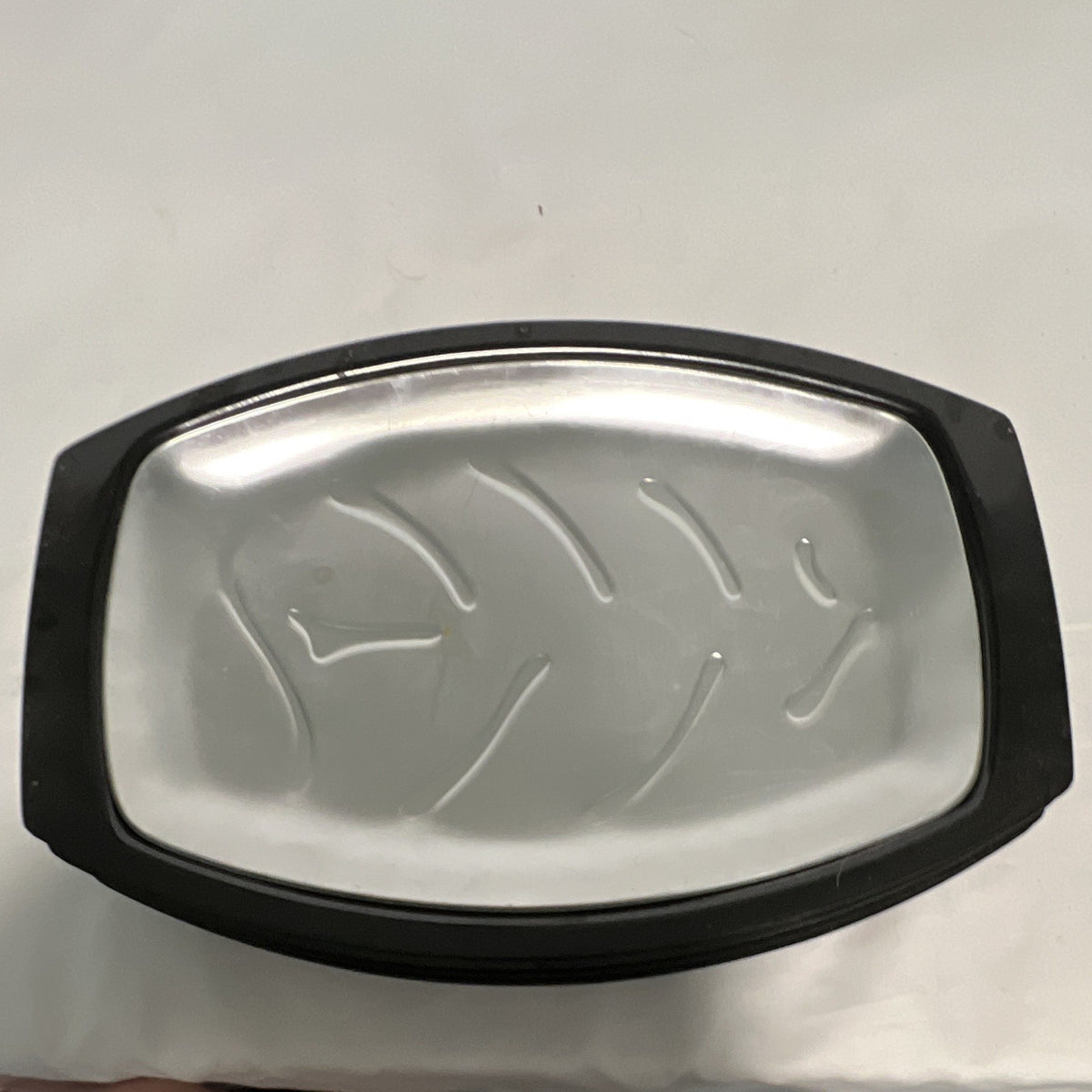 Nordic Ware 52 Large Metal Platter Holder Set of 4, Silver/Black, Handles1