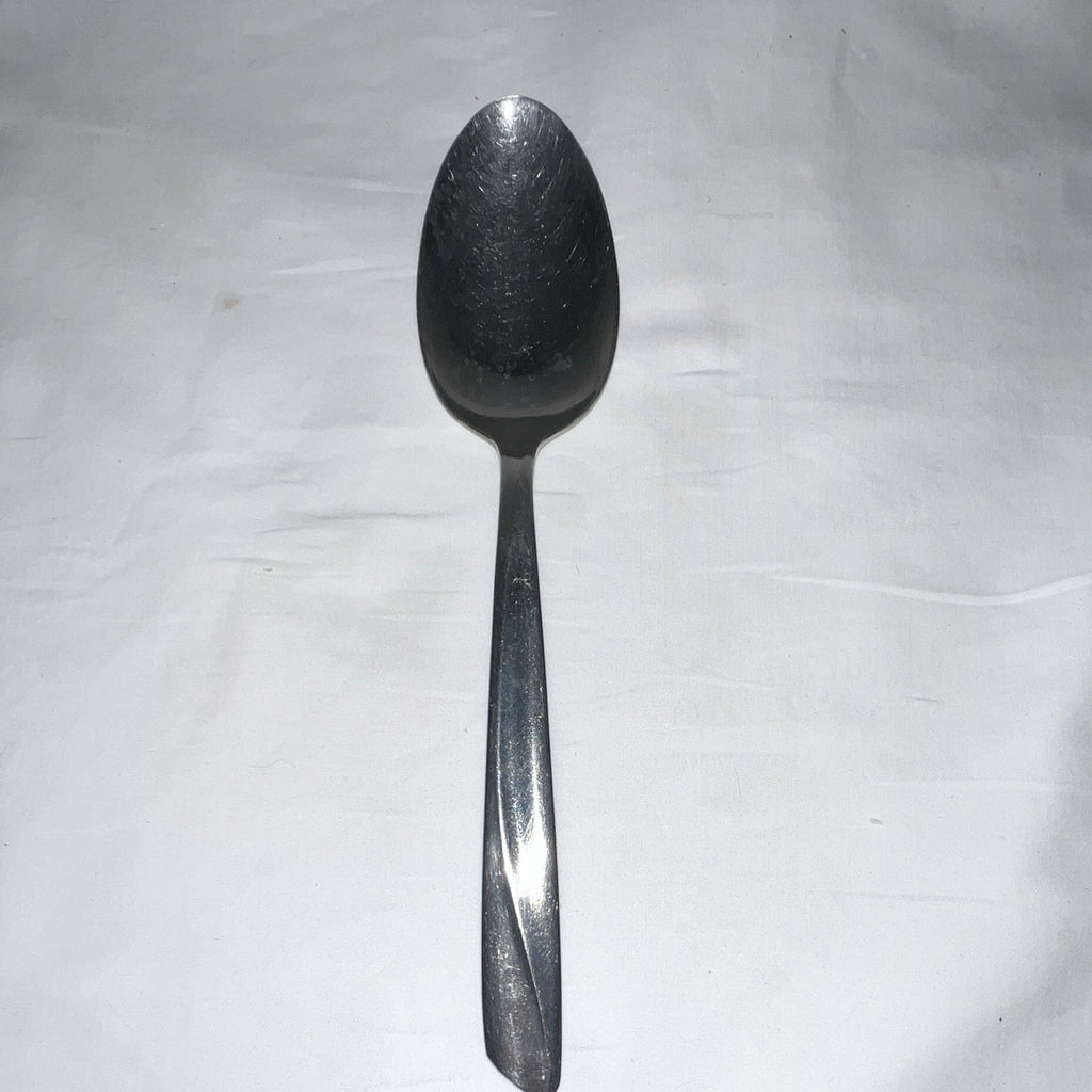 Inseco Stainless Steel Serving Spoon, Silver Glossy Single piece0