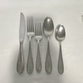 Yamazaki Stainless Steel 5-Piece Flatware Set Knife Fork Spoon Silver Glossy0