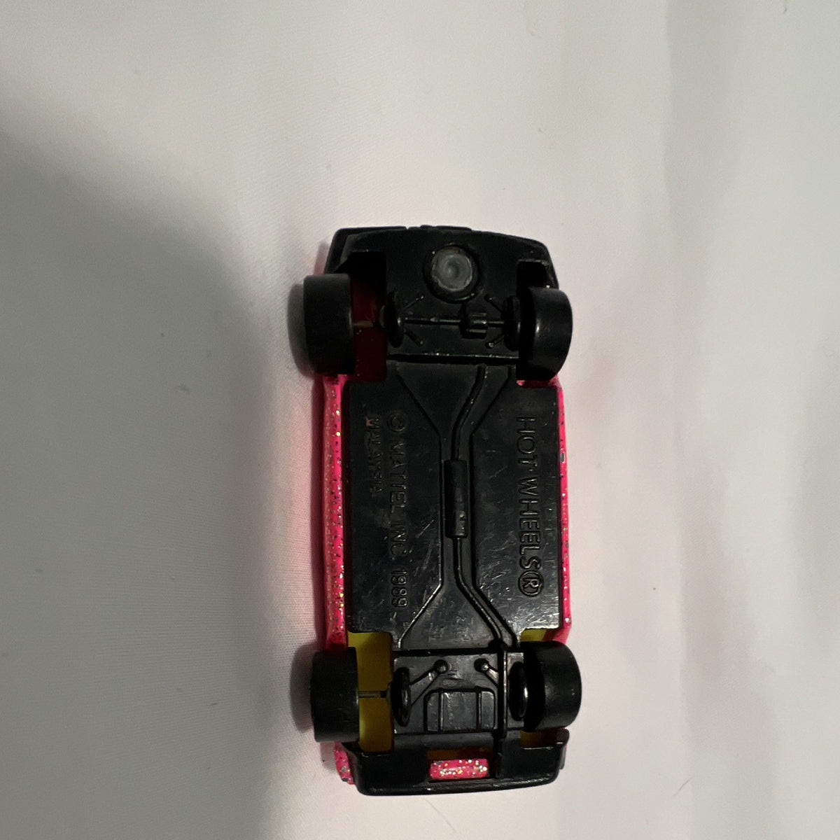  Vintage Hot Wheels 1989 Volkswagen Golf Mk2 Hot Pink Sparkle Metalflake Diecast