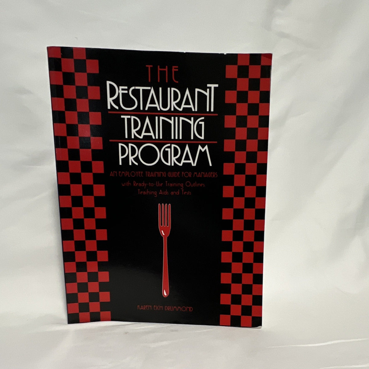 Restaurant Training Program Drummond 1992 Employee Manager Hospitality Textbook0