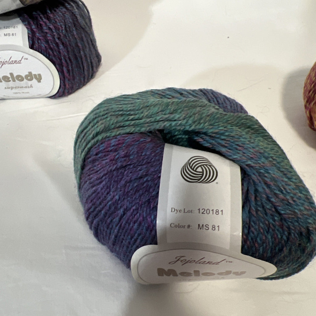 Tangram Cowl Knitting Kit Jojoland Melody Superwash Yarn 4 Skeins + Pattern4