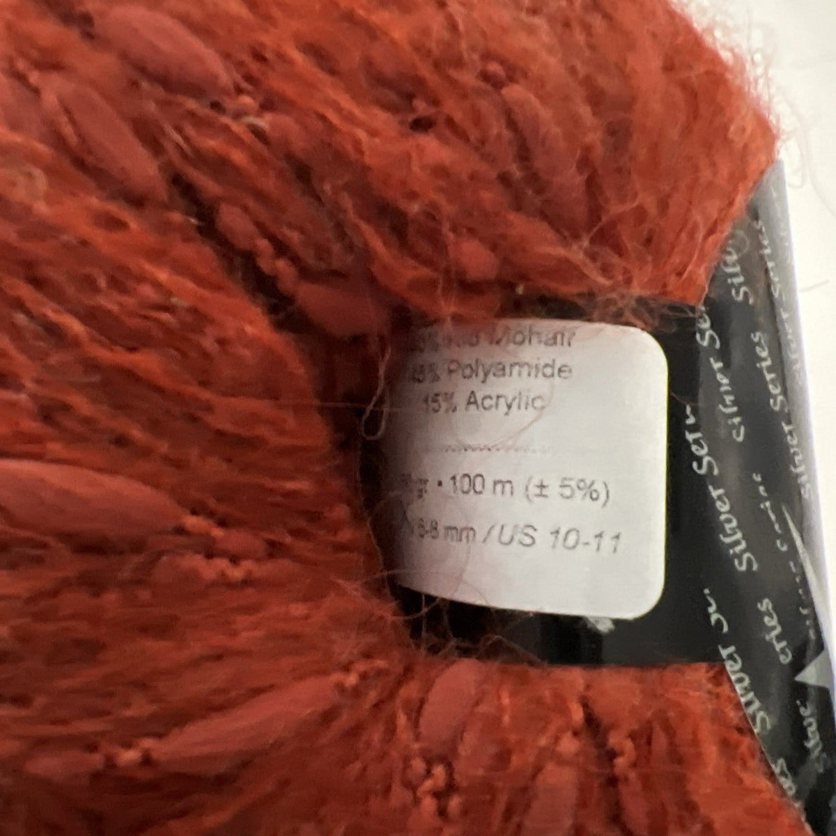 Mixed Yarn Lot 9 Red Heart Ice Kollage Luscious Rust Brown Gold Novelty Yarn4