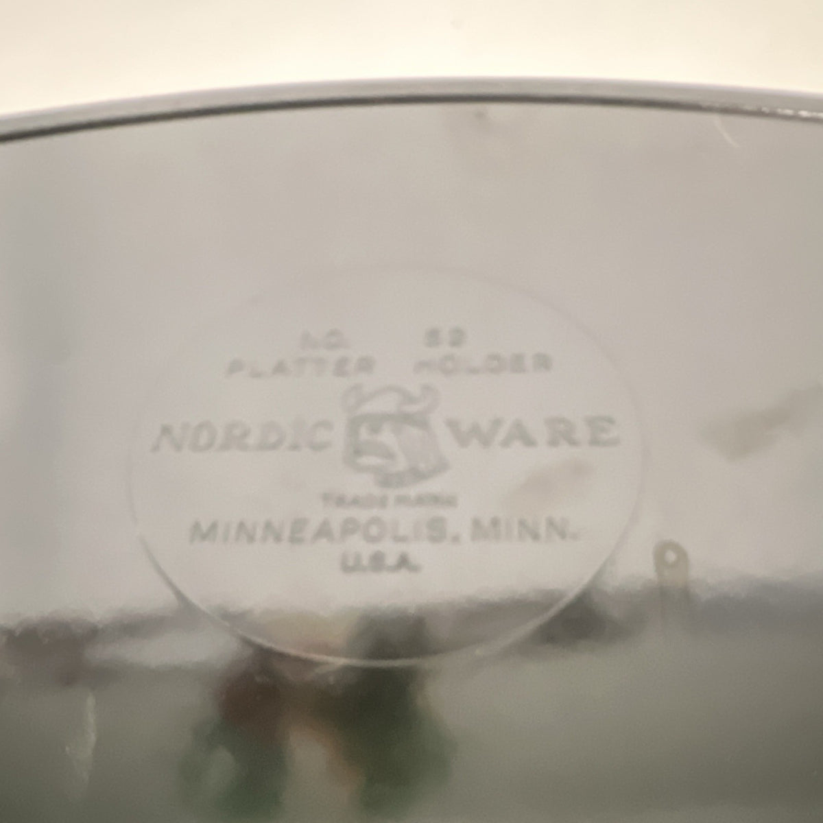 Nordic Ware Shiny Aluminum Platter w/ Black Handles, Large 4-Pack Rect Silver2